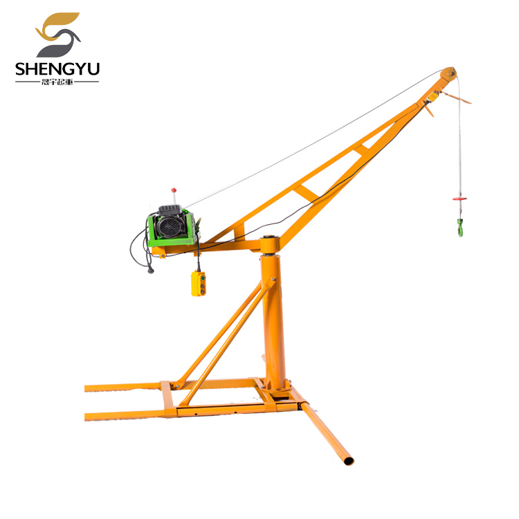400 kg konstruktion utomhus minikran