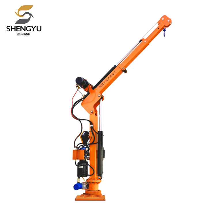 Elhydraulisk fordonsmonterad kran